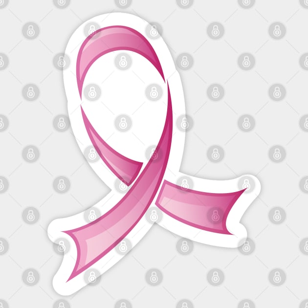 Abstract pink ribbon Sticker by AnnArtshock